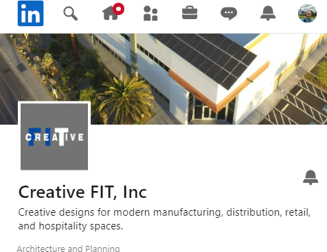 Creative Fit LinkedIn Company page