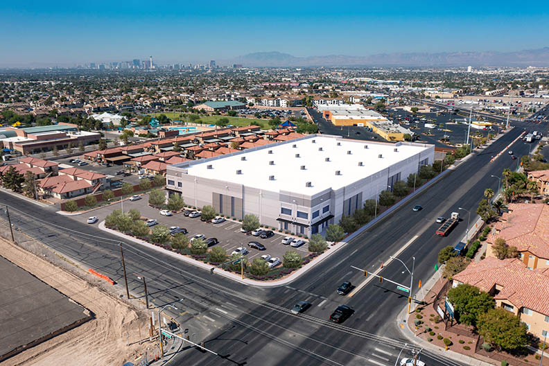 Cheyenne Walnut warehouse las vegas_aerial